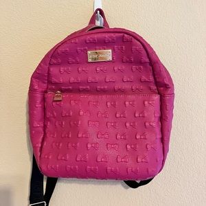 Hot Pink Betsey Johnson Backpack